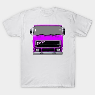 ERF E6 1980s classic heavy lorry purple T-Shirt